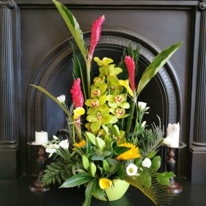Exotic Ginger & Orchid Arrangement