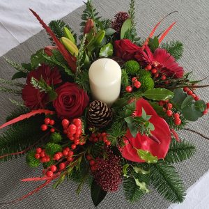 Christmas Table Arrangement
